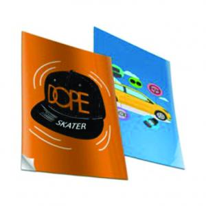 Papel Adesivo Couchê fosco SRA3 Couché Fosco 32x45.70 4/0 Sem revestimento  Adesivo corte contorno favor enviar a faca do arquivo